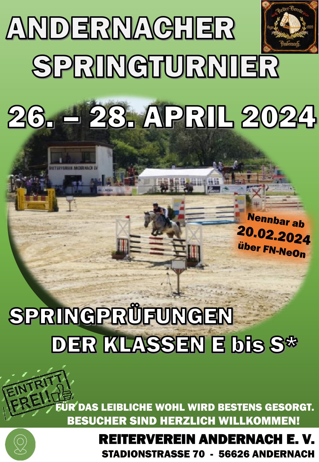 Plakat Springturnier 2024